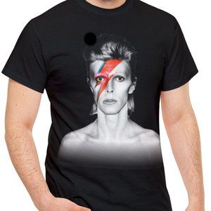 David Bowie Artist Music Pop Retro Fan T-Shirt Men's T Shirt Tee Cotton S M L XL